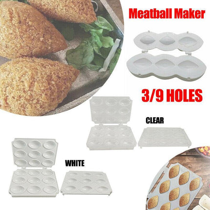 Meatball Maker Manual Meatloaf Mold Kibbeh Maker Press Minced Processor Tool AU - Aimall