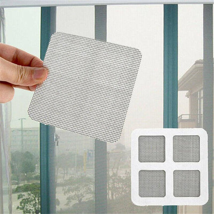 12x Fly Screen Net Repair Tape Patch Adhesive Door Curtain For Mending Holes Set - Aimall