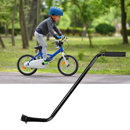 Push Handle Bar Bike Bicycle Assistance handle Parent Handle Black for Kids AU - Aimall