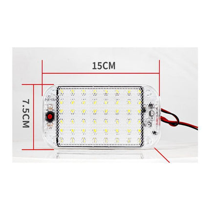 2PCS 12V 48led Truck Car UTE Caravan Interior Roof Ceiling Dome Light Cabin Lamp - Aimall