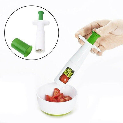 Grape Cherry Slicer Cutter Tool Auxiliary Baby Kitchen Food Vegetable Fruit AU - Aimall