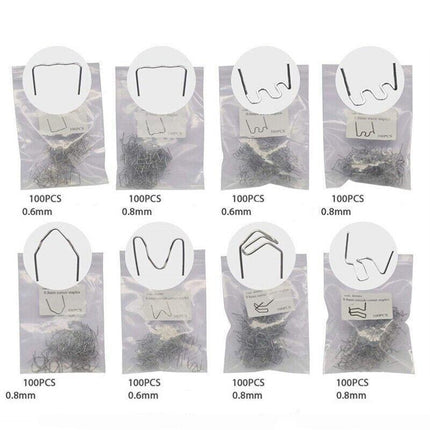 800PCS Hot Stapler Staples Repair Tools Kit For Plastic Welder Car Bumper AU - Aimall
