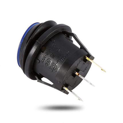 5Pcs/Set 12V 20A Car SPST Auto Marine Boat Round On/Off Rocker Waterproof Switch - Aimall