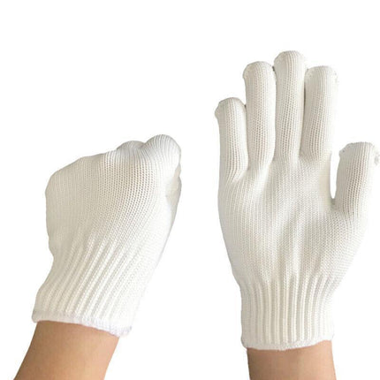 Anti Cutting Gloves Cut Resistant Level 5 Kitchen Butcher Protection Medium Size - Aimall