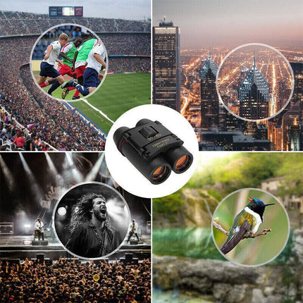 New Day Night Vision Binoculars 30 x 60Outdoor Travel Folding Telescope Stock - Aimall