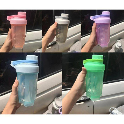 500ml Protein Powder Shake Ball Bottle Sport Mixer Shaker Mixing Drinking Cup AU - Aimall