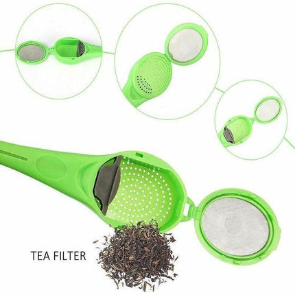 Tea Infuser Loose Tea Leaf Strainer Silicone Filter Diffuser Herbal Spice Reuse - Aimall