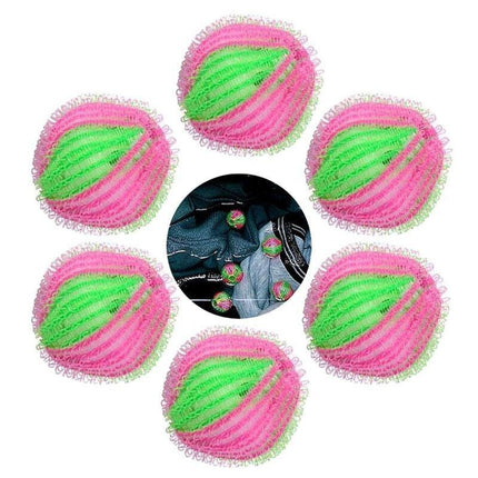 6PCS Wash Ball Grabbing For EA Lint Laundry Hair Cleaning Fluff Washing Machine - Aimall