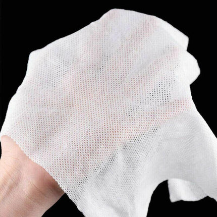 200PCS Travel Compressed Towels Tablet Wash Cloths Camping Hand Towel 0.8CM AU - Aimall
