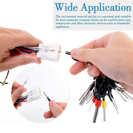 70Pcs Set Pin Ejector Wire Kit Extractor Auto Terminal Removal Connector Tool - Aimall