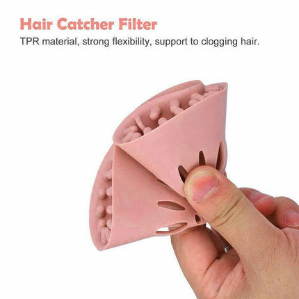 Silicone Drain Cover Sink Catcher Hair Stopper Plug for Bathroom Floor Laundry - Aimall