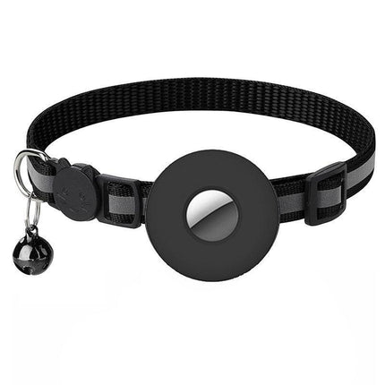 Adjustable Cat Collar Reflective Small Pet Cat Collar Strap for Apple Air Tag AU - Aimall