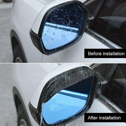 2PCS Car Rear View Side Mirror Rain Board Eyebrow Guard Sun Visor Accessories AU - Aimall