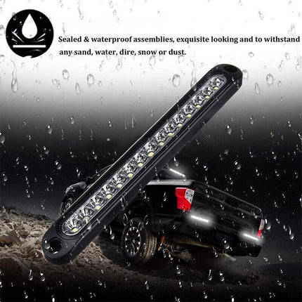 2x 15 LED Tail Light Trailer Truck Caravan UTE Light Reverse Bar Ultra-Slim Lamp - Aimall