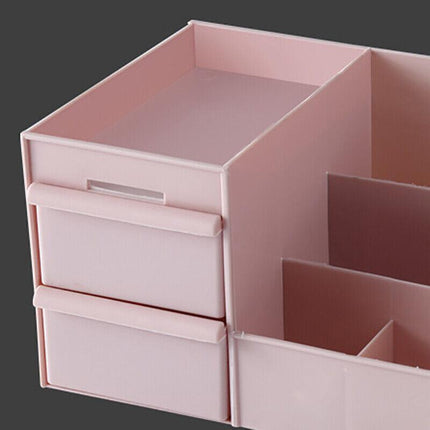 Cosmetic Makeup Organizer with Drawers Bathroom Skincare Storage Box Holder Case - Aimall