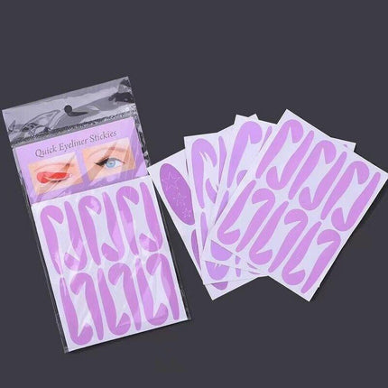 Eyeliner Eyeshadow Stencil Set Eye Makeup Fox Template Non-woven 12 Styles cards - Aimall