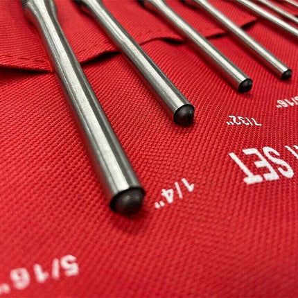 9PCS Roll Pin Punch Set Bolt Catch Gun Building Removing Tool Canvas Pouch AU - Aimall