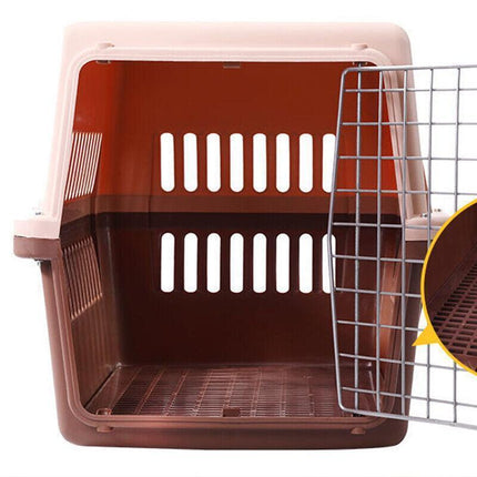 Dog Cat Rabbit Portable Tote Crate Pet Carrier Kennel Travel Airline Carry Bag - Aimall