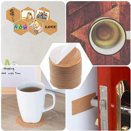 20pcs Plain Round Cork Coasters Coffee Drink Tea Cup Mat Placemats Wine Mat AU - Aimall