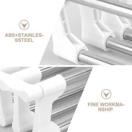 5 in1 Multi-functional Pants rack Stainless-Steel Wardrobe Magic Clothes Hanger - Aimall