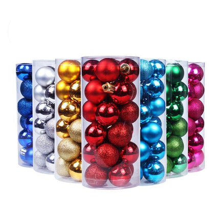 24PCS/Pack Christmas Tree Xmas Balls Decorations Baubles Party Wedding Ornament - Aimall