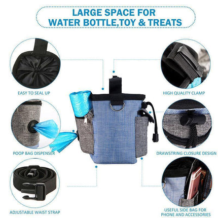 Puppy Pet Dog Obedience Training Treat Bag Feed Pouch Garbage Collection Bag AU - Aimall