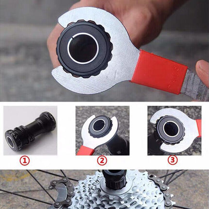 5PCS Bicycle Repair Bike Tool Kit Removal Bracket Freewheel Crank Puller Tools - Aimall