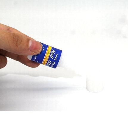 10PCS 3G Nail Art Glue Acrylic UV Gel Fake Nails Sticker Tip Polish Ma AU Stock - Aimall