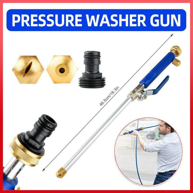 2 In1 High Pressure Washer Gun Spray Jet Nozzle Car Cleaner Garden Watering Tool - Aimall