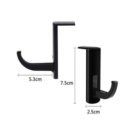 Universal Headphone Holder Hanger Wall Hook PC Monitor Headset Stand Rack AU - Aimall