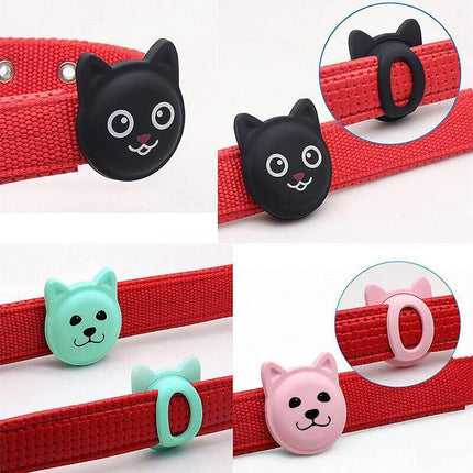Silicone Pet Protective Case for Apple Airtag Loop GPS Finder Dog Cat Collar AU - Aimall