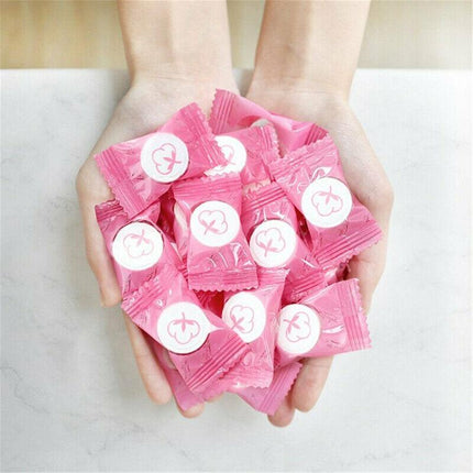 UP 100PCS Disposable Cotton Compressed Washcloth Face Towel Wet Wipe travel AU - Aimall