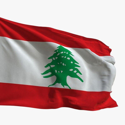Large Lebanon Lebanese Flag Heavy Duty Outdoor LB 90x150cm - 3x5ft Stock - Aimall