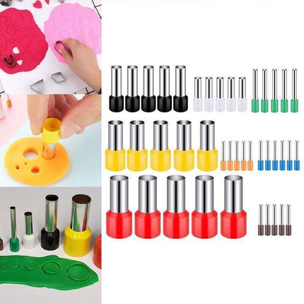 40PCS Baking Polymer Clay Tool Mini Micro Round Circle Cookie Cutters AU STOCK - Aimall