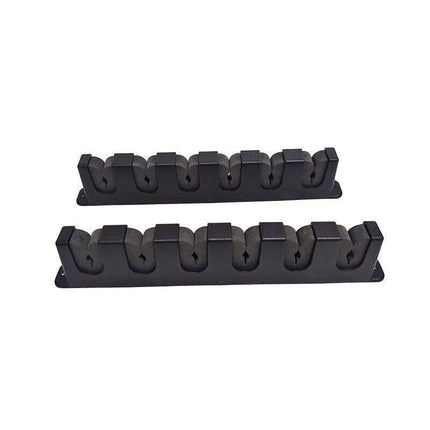 6-Rod Rack Fishing Pole Holder Tackle Wall Fishing Rod Storage Fixed Stand - Aimall