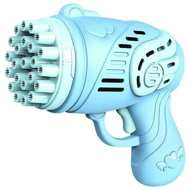23 Holes Automatic Gatling Bubble Maker Kids Outdoor Electric Bubble Machine Toy - Aimall