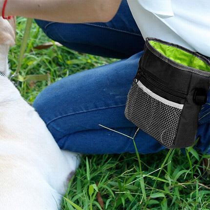 Dog Training Treat Pouch Pet Snack Bag Large Capacity Puppy Waist Bags Agility - Aimall