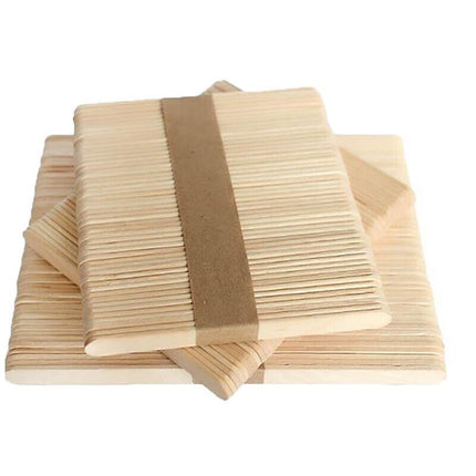 Eco Natural WOODEN CRAFT STICKS PADDLE POP POPSICLE Coffee Stirrers Ice CreamAU - Aimall