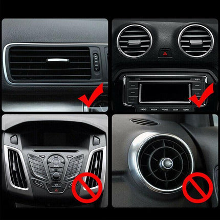 Drinking Car Tray Cup Holder Mount Bracket Can silve Coffee Auto Air Vent Bottle - Aimall