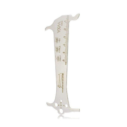 Bike Chain Wear Indicator Checker + Chains Hook, Bolt Gauge & Ruler - Aimall