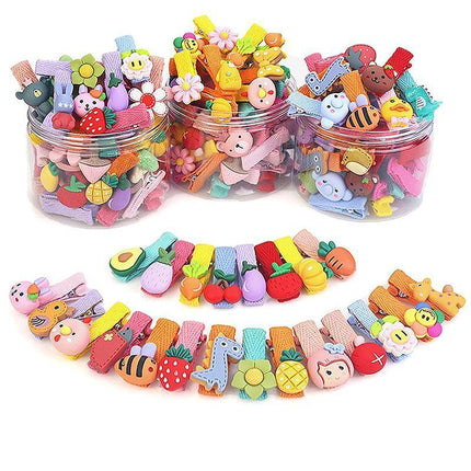 26PCS Hair Clips Pretty Hairpin Snap Bow Toddler Girls Baby Pin Hair Kids Child - Aimall
