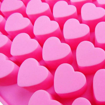 55 Love Heart Silicone Mould Chocolate Mold Candy Gummy Maker Ice Jelly Tray AU - Aimall