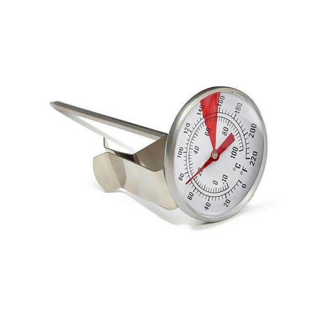 Milk Coffee Probe Thermometer Maker Temperature Jug pan Clip Stainless Steel New - Aimall