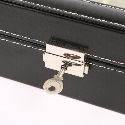 12Grids Leather Watch Jewelry Display Storage Holder Case Box Organizer AU Stock - Aimall