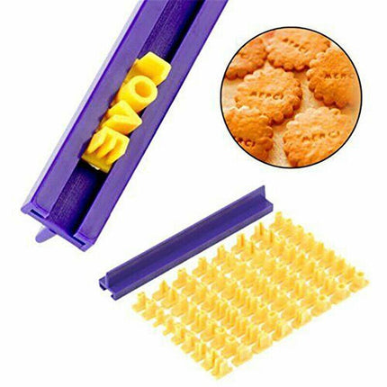 Fondant Cake Alphabet Letter Number Cookies Biscuit Stamp Embosser Molds Cutter - Aimall
