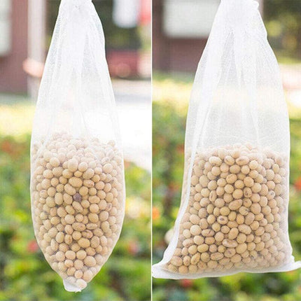 10/50X Fruit Net Bags Agriculture Garden Vegetable Protection Mesh Insect Proof - Aimall