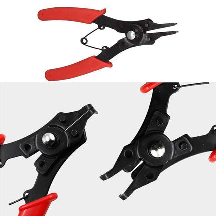 4In1 Circlip Plier Set Combination Snap Ring Plier Retaining Clip Plier AU Stock - Aimall