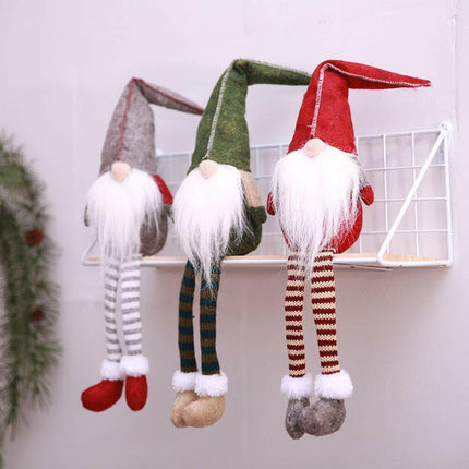 Decorations Window Decoration Christmas Faceless Doll Santa Claus Ornaments AU - Aimall