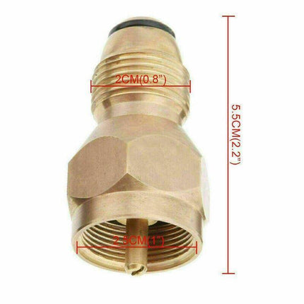 BBQ Propane Gas Refill Adapter 1Lb Cylinder Tank Coupler Heater Bottle Tool AU - Aimall