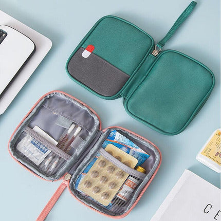 Layered Large-capacity Thickened Medicine Box Aid Kit Safety Kit Storage Bag AU - Aimall